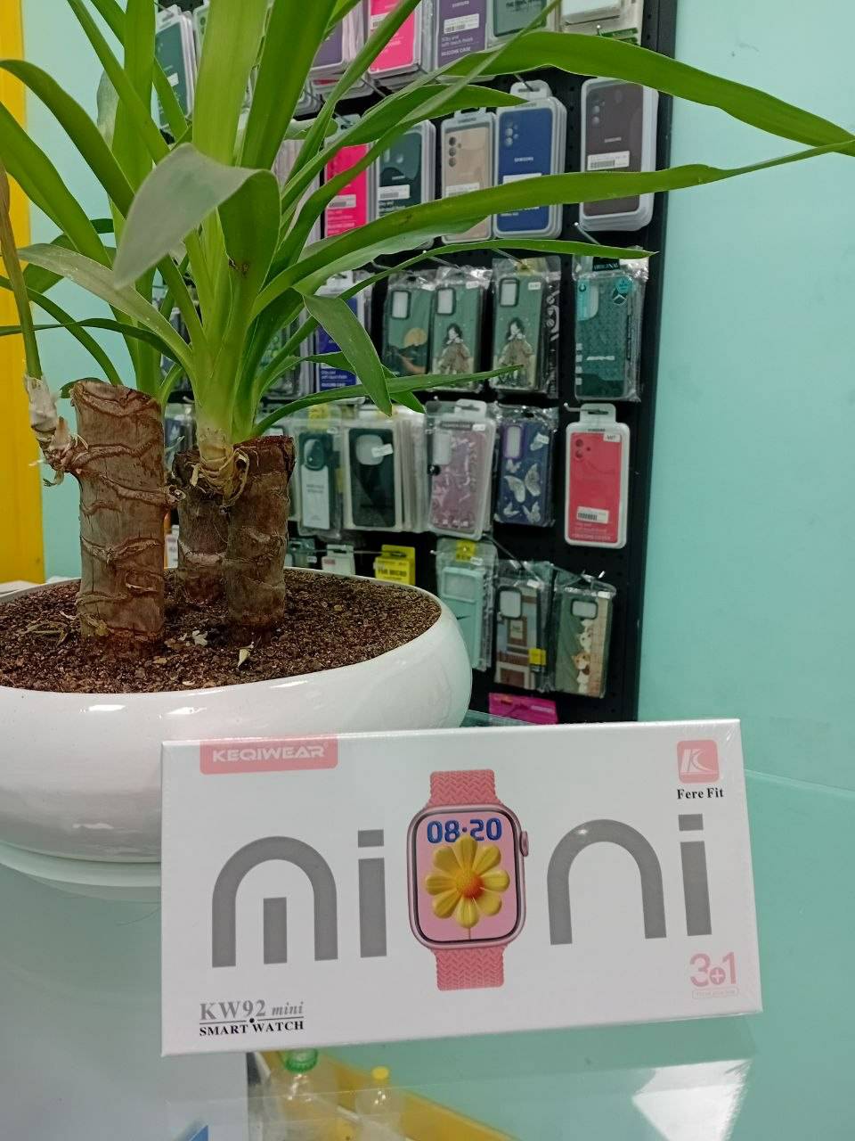 ساعت هوشمند KW92 MINI ۳۸ میلیمتر با سه بند
