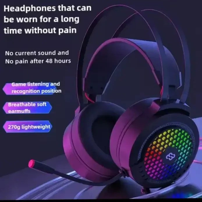 هدفون و هدست گیمینگ مدل E21 RGB